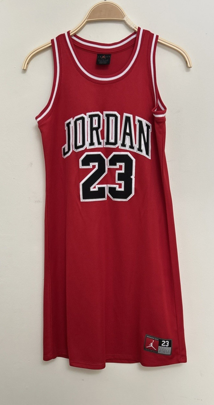 Jordan 23 Youth Basketball Jersey Dress Red Size XL 13-15Years NBA Style